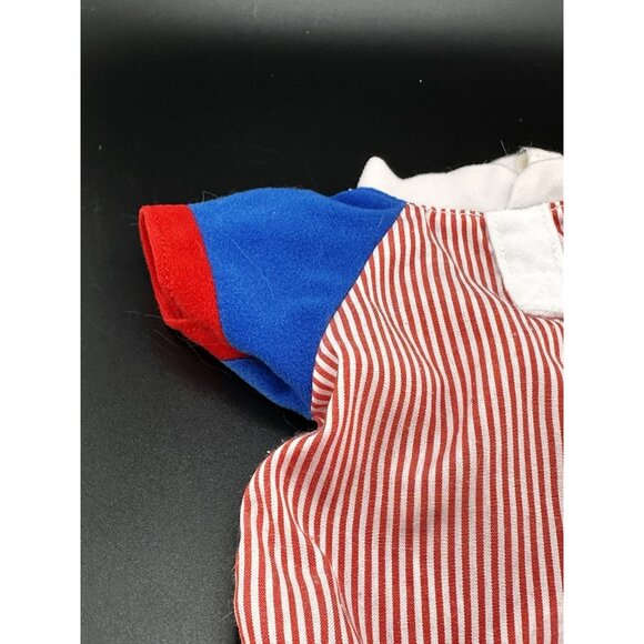 2006 Play Along Cabbage Patch Kid Babies Baseball Red White Striped Romper VHTF - Picture 4 of 14